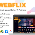 Webflix movies tv series live tv channels subscription codermarket.png
