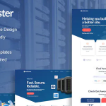 Webhoster web hosting service elementor template kit codermarket.png