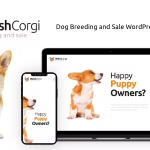 Welsh corgi dog breeding and sale wordpress theme codermarket.png