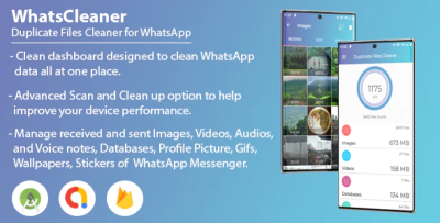Whatscleaner duplicate file cleaner with admob firebase gdpr codermarket.png