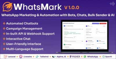 Whatsmark whatsapp marketing and automation platform with bots chats bulk.jpg