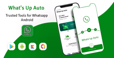 Whatsup auto status saver scanner with admob ads codermarket.png