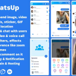 Whatsup whatsapp clone chat groups video audio call zoom watch party.png