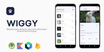 Wiggy android pets app codermarket.png