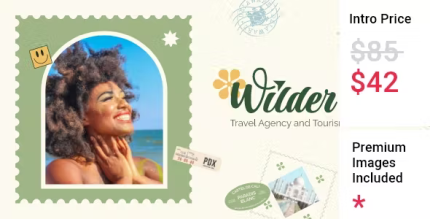 Wilder travel agency and tourism theme codermarket.png