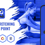 Women stretching fitness point android app with facebook and google ads .png