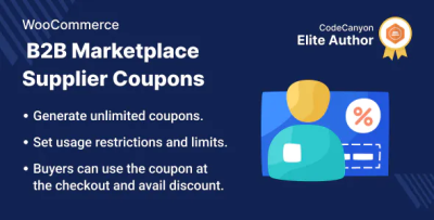Woocommerce b2b marketplace supplier coupon codermarket.png