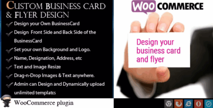 Woocommerce business card flyer design codermarket.png