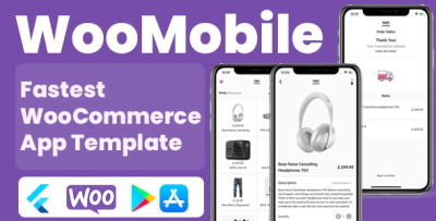 Woomobile flutter woocommerce app template for ios and android codermarket.png