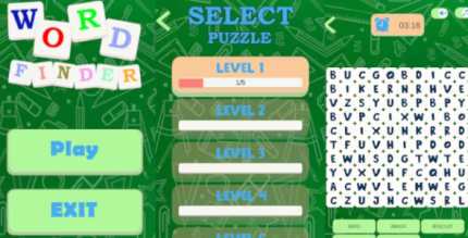 Word finder game unity game adsunity android codermarket.png