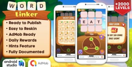 Word linker puzzle game android studio project with admob ads ready to.jpg