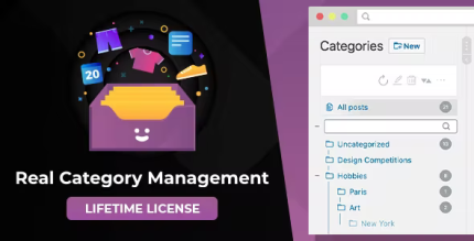 Wordpress real category management content management in category folders .png