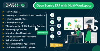 Workdo dash saas open source erp with multi workspace codermarket.jpg