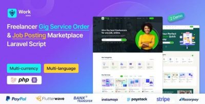 Workzone freelancer gig service order job posting marketplace laravel.jpeg