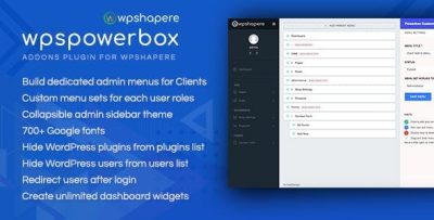 Wpspowerbox addon for wpshapere wordpress admin theme codermarket.jpeg