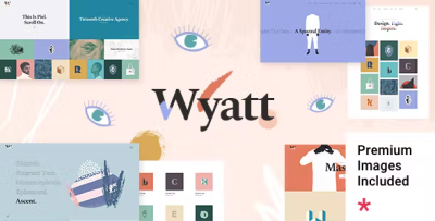 Wyatt creative portfolio theme codermarket.png