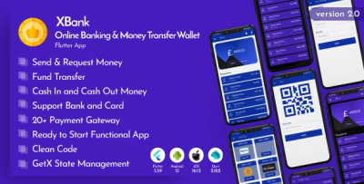 Xbank online banking money transfer wallet flutter app codermarket.png