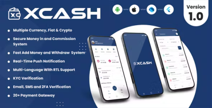 Xcash cross platform mobile wallet application agent app codermarket.png