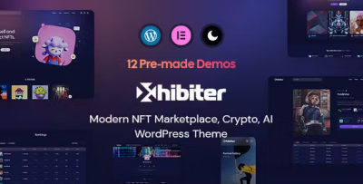 Xhibiter nft marketplace crypto wordpress theme codermarket.png