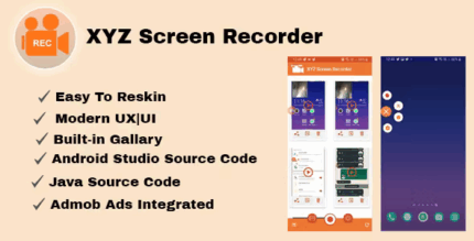 Xyz screen recorder native android app admob ads codermarket.png