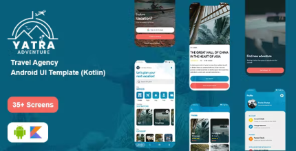 Yatra travel agency ui template kotlin codermarket.png