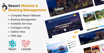 Yesort pwa resort website booking management web application codermarket.png