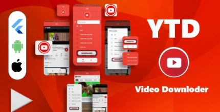 Ytd flutter yt video downloder with admov codermarket.png