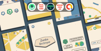 Zamba destroyer android studio admob reward video inapp.png