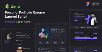 Zelio personal portfolio resume laravel script codermarket.jpg