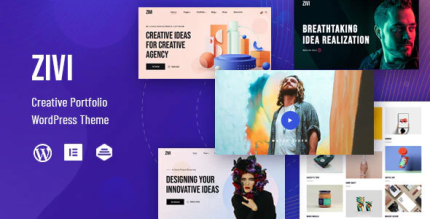 Zivi contemporary creative agency theme codermarket.png