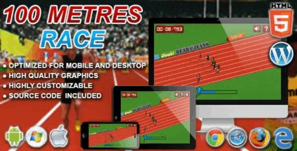 100 metres race html5 sport game codermarket.png