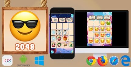2048 emoji html5 game codermarket.jpg