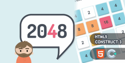 2048 html5 construct 3 game codermarket.png