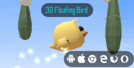 3d floating bird cross platform 3d hyper casual game codermarket.png