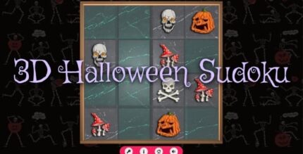 3d halloween sudoku cross platform puzzle game codermarket.jpg
