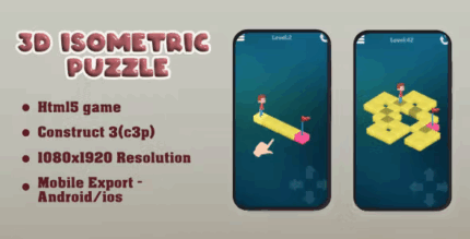 3d isometric puzzle html5 game construct 3 codermarket.png