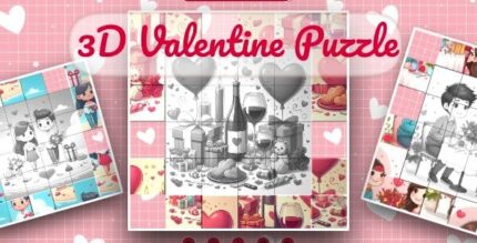 3d valentine puzzle cross platform puzzle game codermarket.jpeg