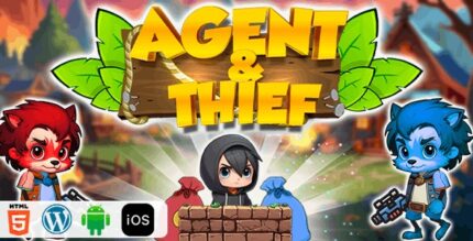 Agent thief html5 construct3 game codermarket.jpg