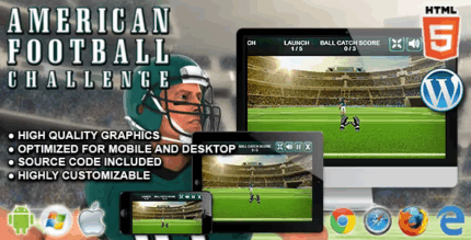 American football challenge html5 sport game codermarket.png