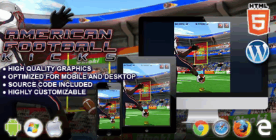 American football kicks html5 sport game codermarket.png