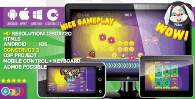 Among run html5 game construct 3 c3p mobile sharings shop admob.png