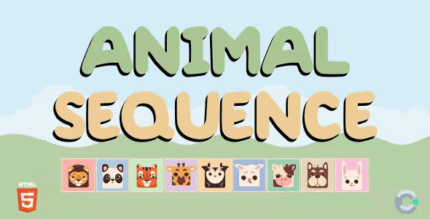 Animal sequence html5 educational game construct 3 codermarket.png