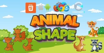 Animal shape game for kids desktop mobile construct 3 codermarket.jpeg