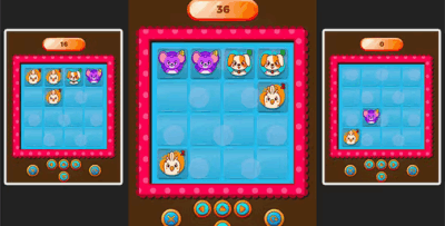 Animals 2048 cute puzzle game for kids codermarket.png