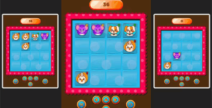 Animals 2048 cute puzzle game for kids codermarket.png