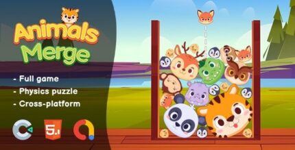 Animals merge html5 game construct 3 codermarket.jpeg