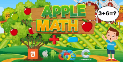 Apple math educational game for kids html5 mobile c3p codermarket.png