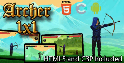 Archer 1x1 html5 construct 3 game codermarket.png