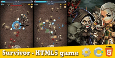 Archer of labyrinth html5 survivorio a popular survivor game construct 2 .png