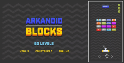 Arkanoid blocks html5 game construct3 codermarket.png